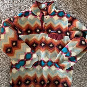 Patagonia Synchilla Tribal Print Fleece